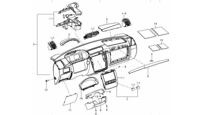 Комплектующие приборной панели Lifan Breez
