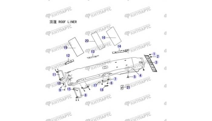 Обивка потолка Great Wall